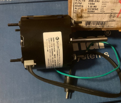 A.O Smith JA2N185N / 575 Motor / 1/20 HP / 208-230V / 1550 RPM / NEW!!! 