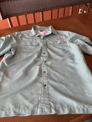 Habit Men's Large Short Sleeve Vented Fishing Button-Down Set Of 2
