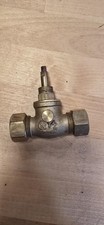 1/2 In Brass Straight Shutoff Valve B3 Marked Union Nuts Ferrules Plumbing
