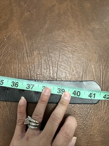 Y2K Black Studded Buckle Belt By Express M - Picture 4 of 4