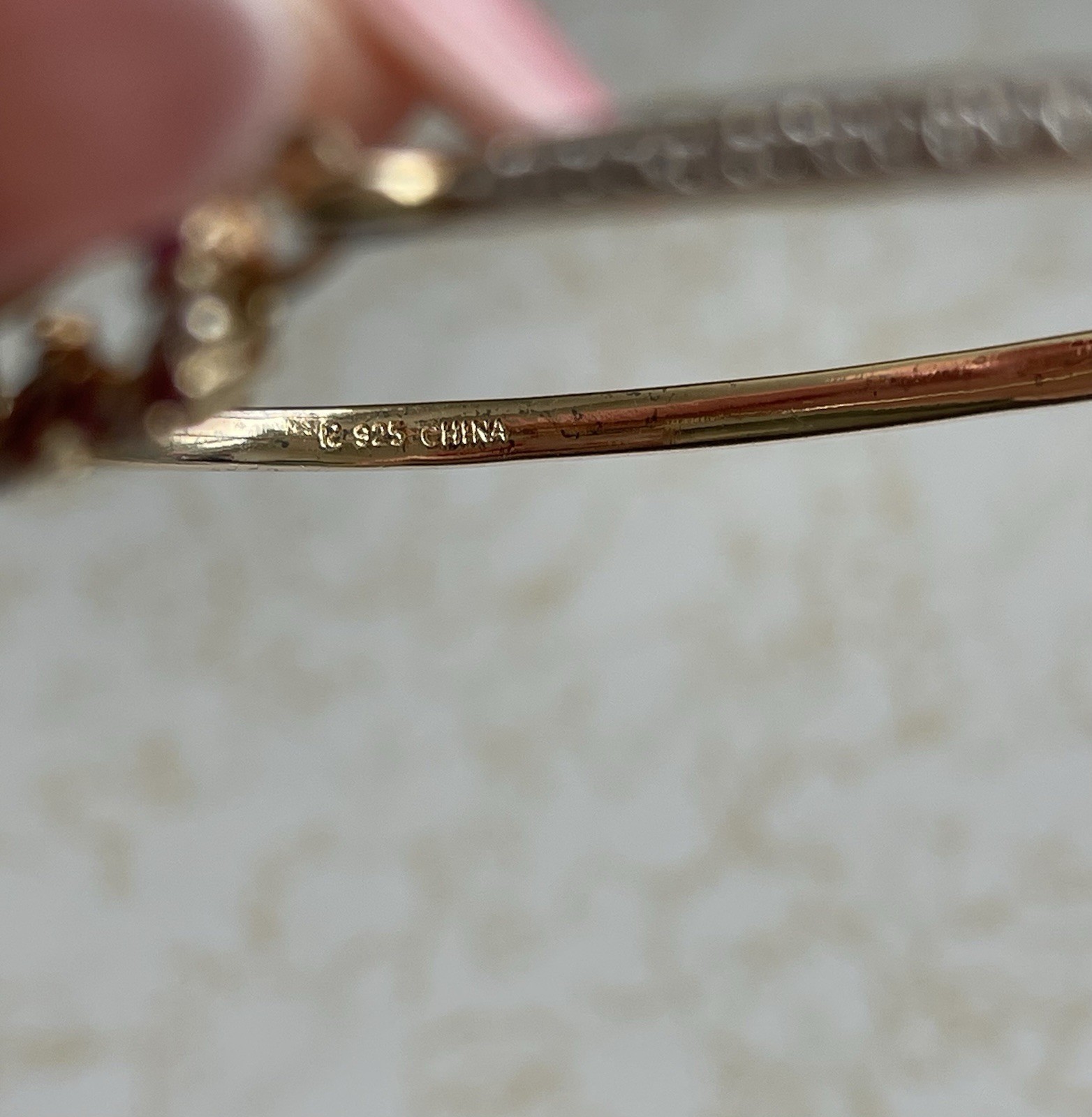 ROSS SIMONS VALENTINES RUBY DIAMOND BANGLE BRACEL… - image 6