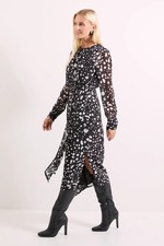 Principles Mono Fit & Flare Dress Womens Workwear Dresses