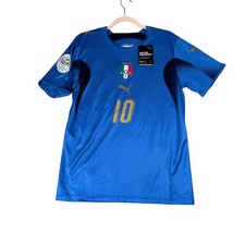 Puma Italy 2006 World Cup Totti 10 Soccer Jersey Blue Mens Small NWT 744288-01