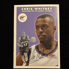 Chris Whitney 2000-01 Fleer Tradition #29 Washington Wizards Base Set Card