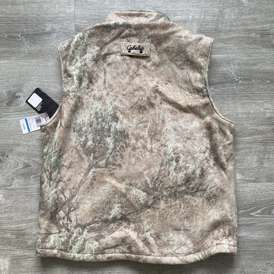 Cabela's Wooltimate Windshear Vest Men's XL Zonz Western Camo Full Zip NWT - Image 2 of 4