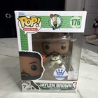 Jaylen Brown Exclusive White Jersey Figure #176 Funko Pop NBA Boston Celtics-NEW