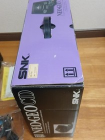 SNK Neo Geo CD Console Complete Set Black With Box & Manual & Soft Tested Used