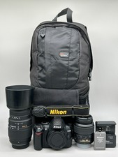 Nikon D3000 DSLR Camera Bundle+Sigma 70-300mm+Nikon 18-55mm+Backpack