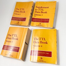 4 Texas Instruments TTL Data Books Schottky Bipolar Programmable Memory Logic