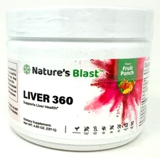 Nature’s Blast Liver 360 Fruit Punch Flavor Powder Supplement NEW, EXP: 1/2027