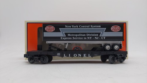 Coche plano Lionel 6-58502 O New York Central METCA TOFC con remolque LN/caja | Zustand: Used