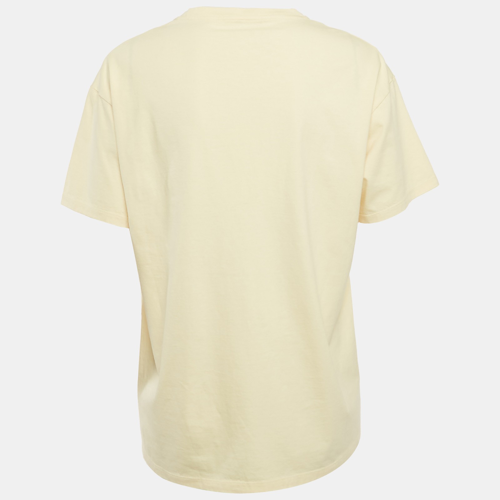FILA T shirt girocollo The Row in cotone giallo chiaro XXS