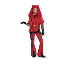 Disney Descendants 4 Kids Princess Red Deluxe Halloween Costume 7-8 Medium