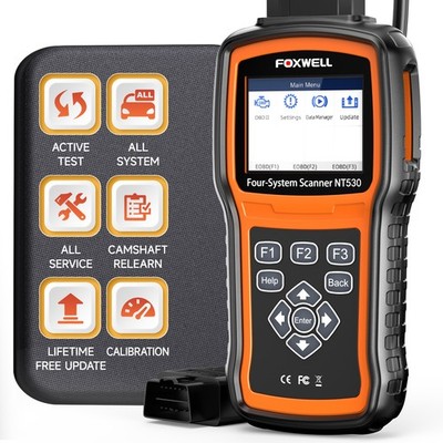 FOXWELL NT530 Plus For VAG OBD2 Scanner All System Car Diagnostic Tool ABS SRS