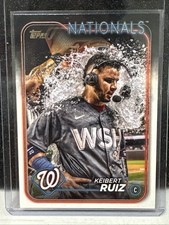 🔥2024 TOPPS SERIES 1 #239 KEIBERT RUIZ GOLDEN MIRROR SSP VARIATION NATIONALS