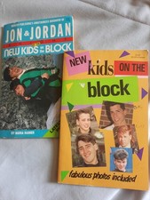 Vintage New Kids On The Block Books Set Of Two NKOTB Fan Books Pre-owned Good