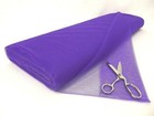 Dress Net 100% Polyester Tulle Fabric Material - VIOLET