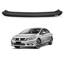 Protector de parachoques trasero para Honda Civic 2012-2015 protector de cubierta de umbral negro mate