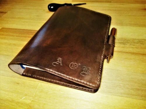 Leather Cover with Dust Jacket Blank Diaries & Journals