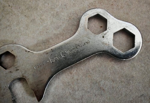 Vintage BROOKS England Bicycle Multi-Size Spanner Wrench – 12.5cm – Used - Picture 4 of 8
