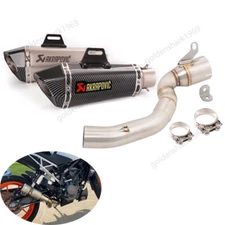 51mm Muffler Exhaust Tips Slip On Middle Pipe Modified for Duke 200 2020-2024