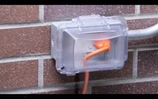 Outlet Protector Cover Outdoor Weatherproof Receptacle  Electrical Box Accessory