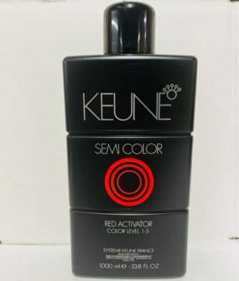 Keune SEMI COLOR Red Activator, Color Level 1-5, 33.8 fl oz- NEW