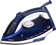 Aemego Steam Iron for Clothes Lightweight Portable Iron with Non Stick Ceramic