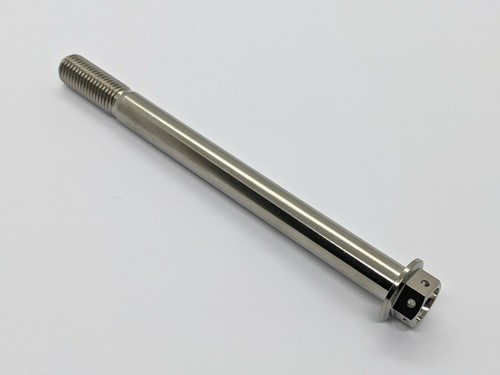 M10 1.25p Titanium Hex Drilled Head Flange Bolt 25mm to 175mm 5mm increment - Picture 17 of 20