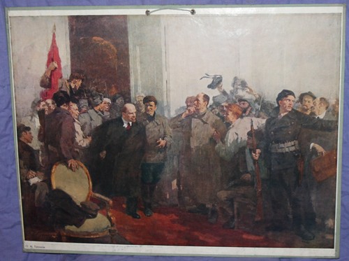 Oleg Eremeev, Vladimir Ilich Lenin, Vintage Soviet Russian Print Poster - Picture 9 of 10