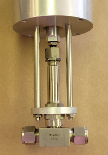NUPRO SWAGELOK VALVE ACTUATOR WITH BELLOWS VALVE SS-8UW 94NC - Picture 10 of 14