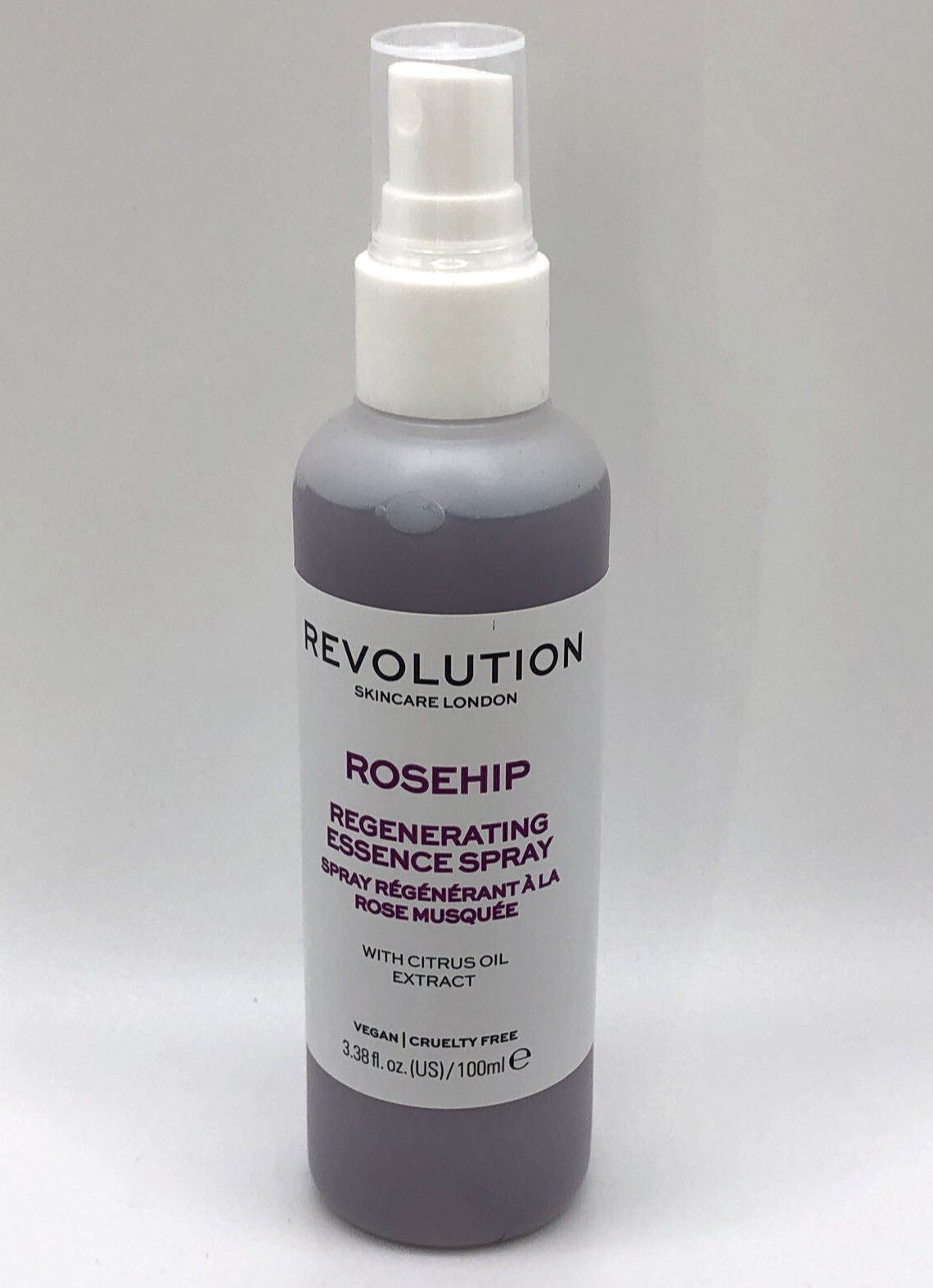 Revolution Skincare Rosehip Regenerating Essence Spray 100ml for Face and Neck