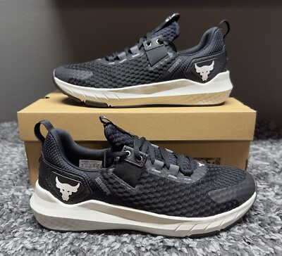 Under Armour Shoes Mens Size 10 Black Project Rock BSR 4 Training Gym Charged
