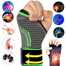 Right Left Wrist Hand Brace Support Carpal Tunnel Sprain Arthritis Sports Pain*