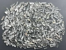 300PCS+  TINY MICRO POLISHED 1/2 LB CLEAR QUARTZ CRYSTAL JEWELRY POINTS SPECIMEN