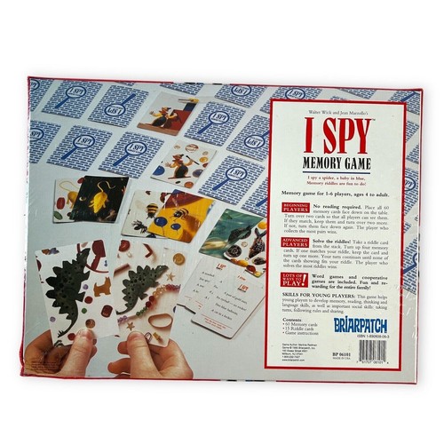 I Spy Memory Game: A Game Of Picture Riddles Briarpatch Inc. 1995 New Sealed - Picture 2 of 5