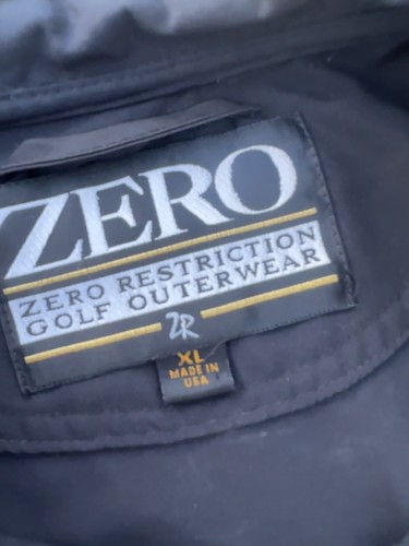 Men’s Zero Resistance Golf Pullover Windbreaker Jacket Xl - Picture 4 of 4