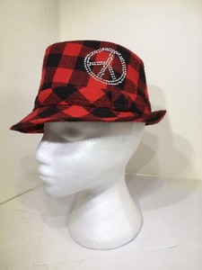 plaid fedora hat