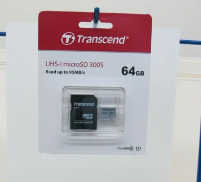 Transcend UHS-I microSD 300s 64GB Memory Card 760557842088| eBay