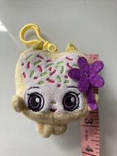 Shopkins Fairy Crumbs Plush Zipper Pull Keychain