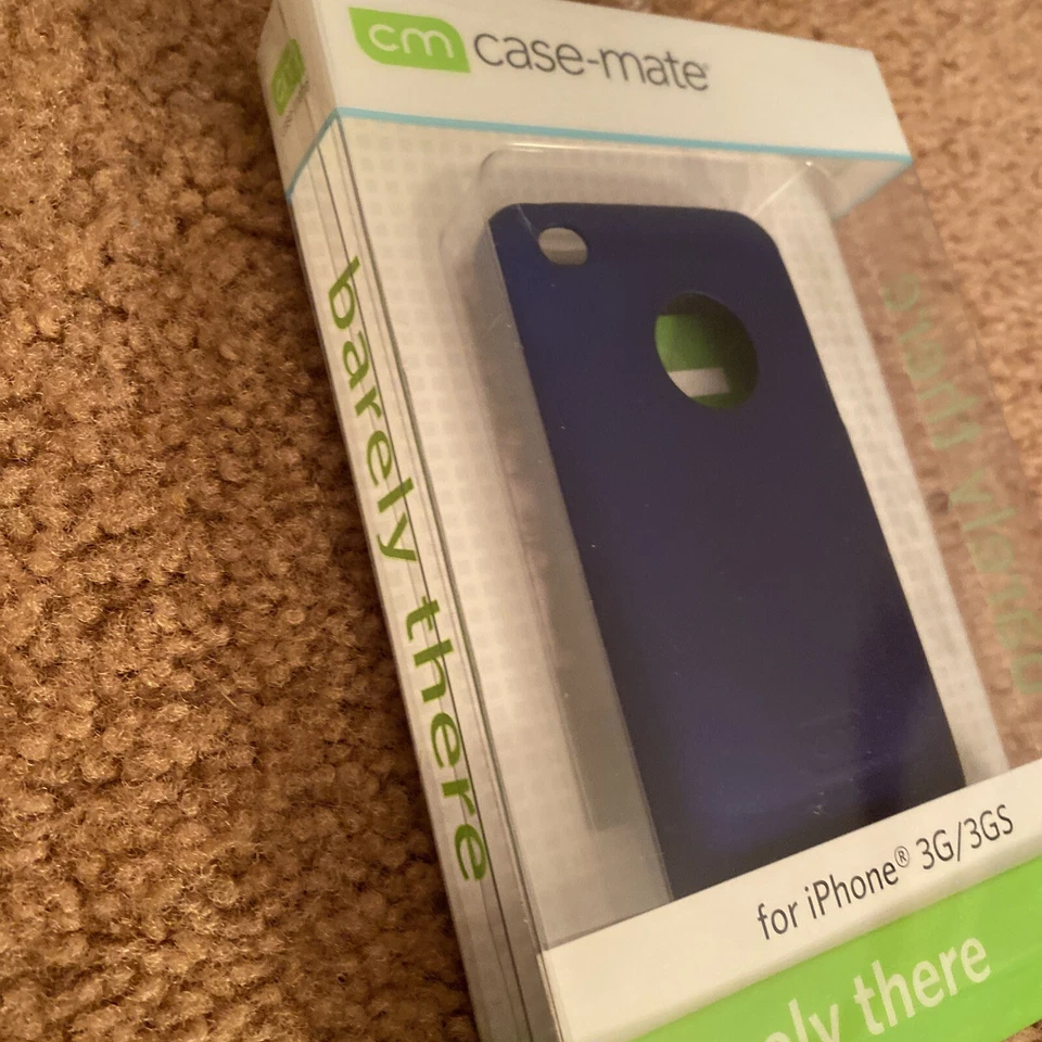 Case-Mate For iPhone 3G/3GS Barely There Blue (rubber) NIB - Image 3 of 4