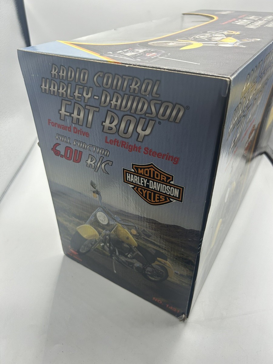 2003 HARLEY DAVIDSON Red Fatboy Remote Control Motorcycle