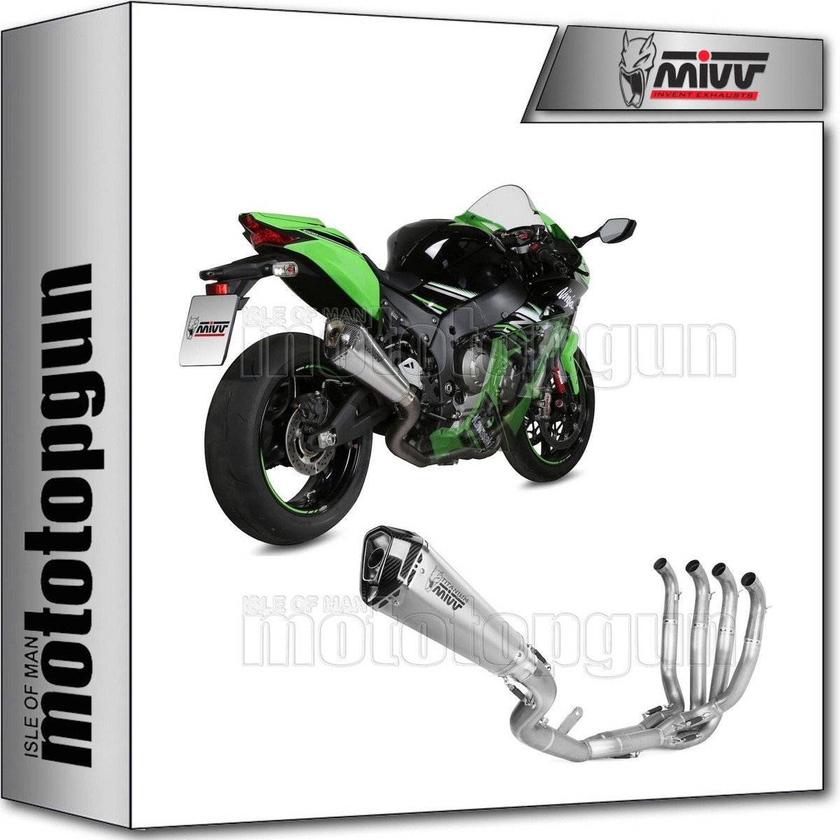 full silencer racing delta race full titanium mivv for