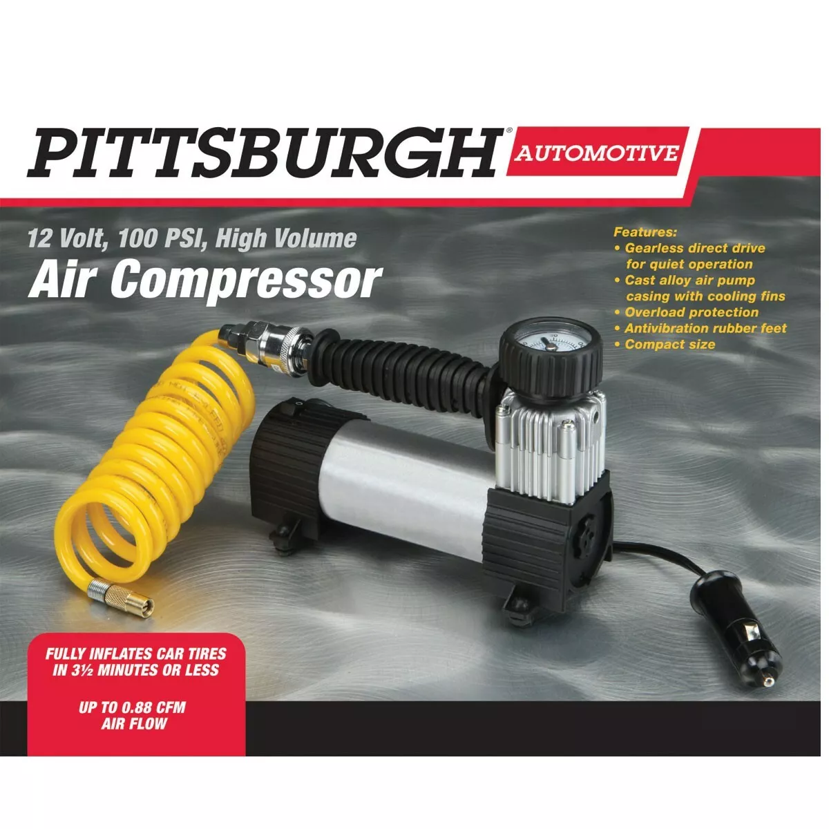 12V 100 PSI High Volume Air Compressor Inflator eBay