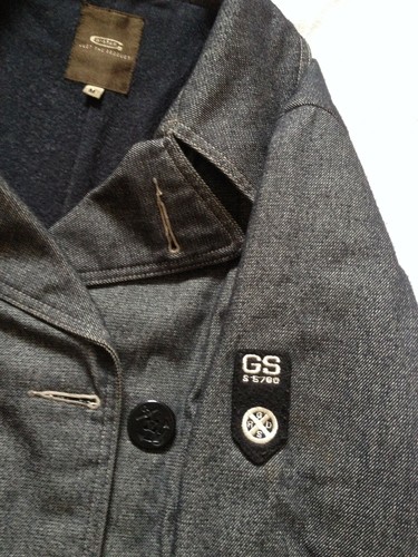 G-STAR RAW DENIM P-COAT MEDIUM SIZE GRAY RARE - Picture 8 of 12