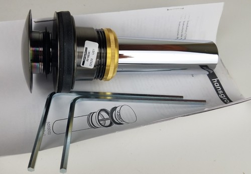 Hansgrohe 50100341 1-1/4  Drain Assembly - Brushed Black Chrome - Picture 1 of 8