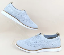 Cole Hann Women’s Original Grand Stitchlite Wingtip Oxford Halogen Blue Sz 8