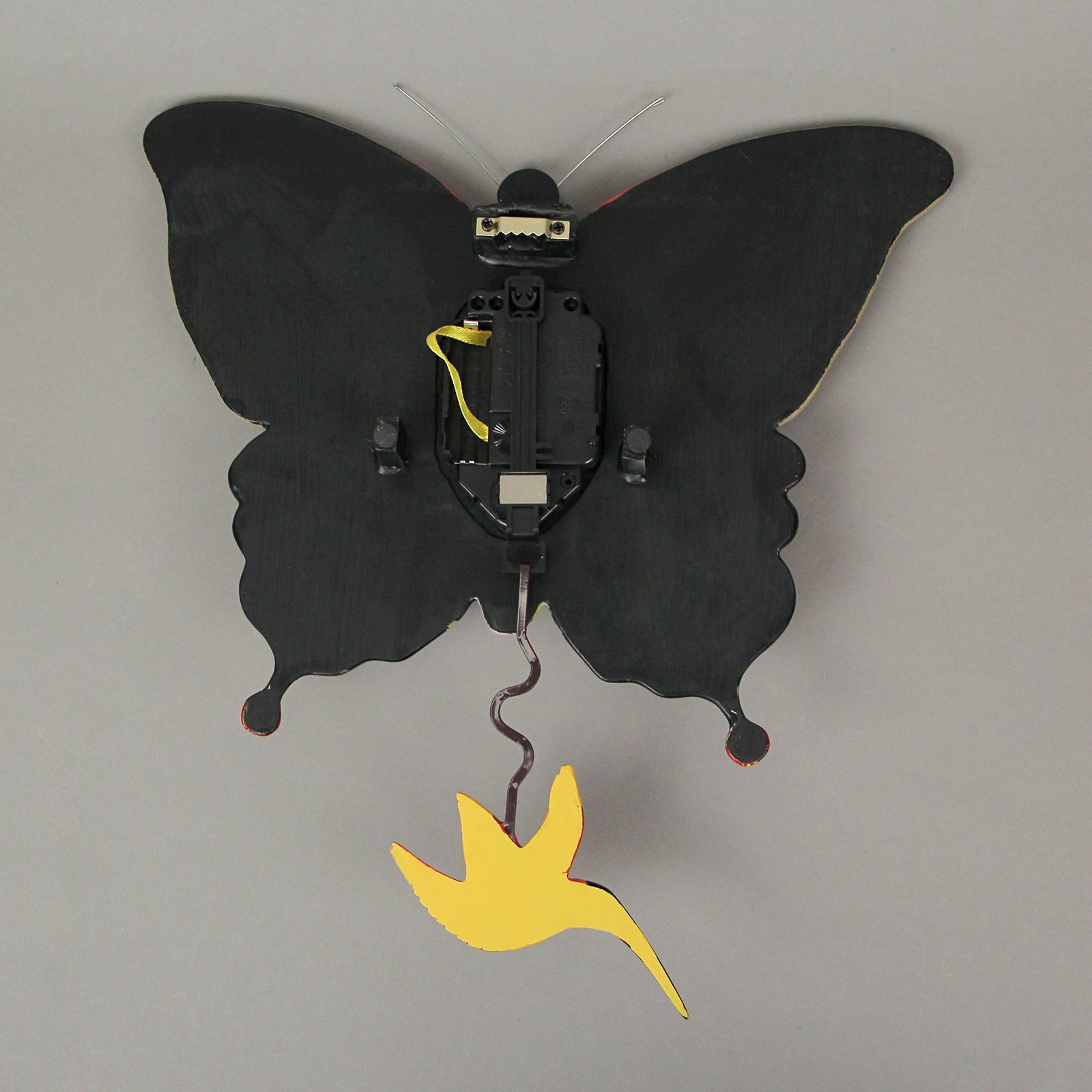 Allen Designs Resin Butterfly Decorative Pendulum Wall Clock Home Decor