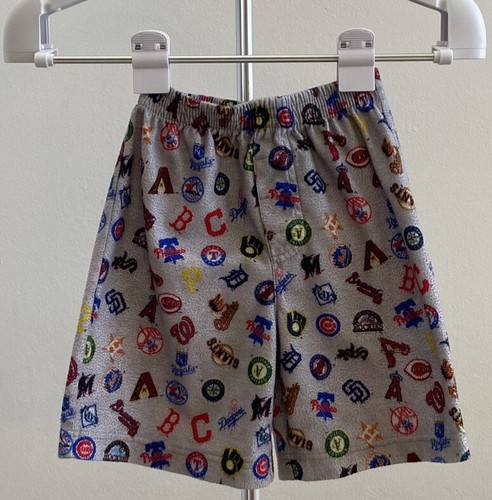 MLB Team Logo Pajama Shorts-Child Size 4