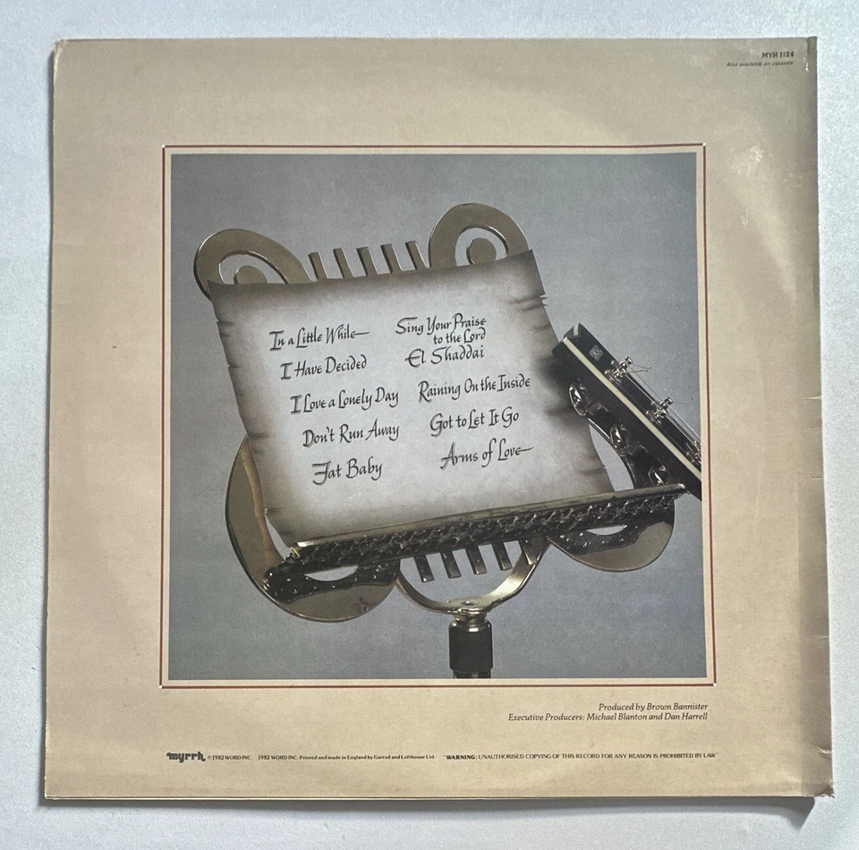 Amy Grant Age To Age Vinyl LP Record Album From 1982 & Lyric Sheet EX / EX - Image 3 of 4